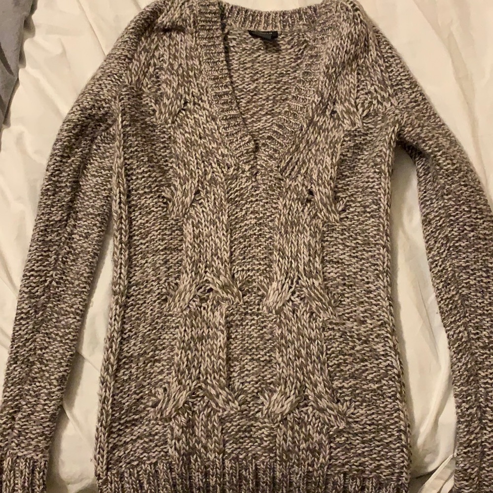 Ann Taylor Cable knit sweater XSP